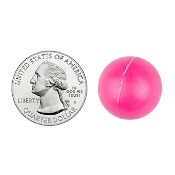 Mini Pink Ping Pong Balls for Games and Crafts - 100 Pack