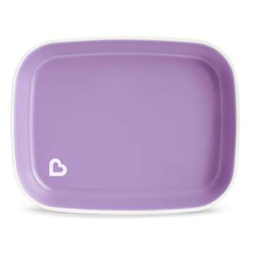 Munchkin® Splash™ Toddler Plates Set in Pink/Purple - 4 pieces