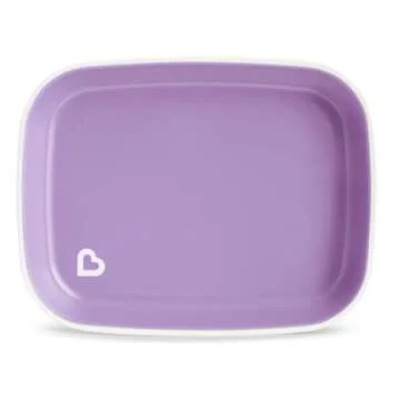 Munchkin® Splash™ Toddler Plates Set in Pink/Purple - 4 pieces
