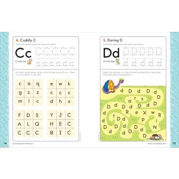 Engaging Kindergarten Workbook with 101 Activities