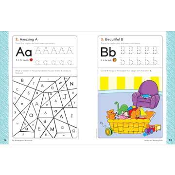 Engaging Kindergarten Workbook with 101 Activities