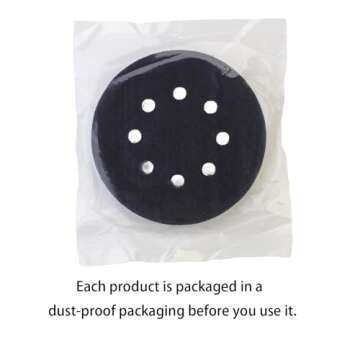 IPELY 2 Pack 5 Inch 8 Holes Foam Interface Pad Surfprep Foam Sanding Pads for Buffer (2 Pack)