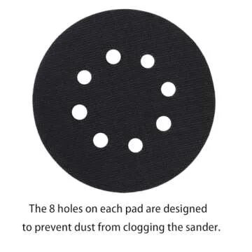 IPELY 5 Inch Foam Interface Pads for Versatile Sanding