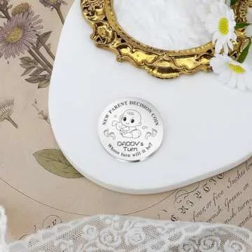 Gifts for New Parents Decision Coin Pocket Hug Funny Gifts Pregnancy Newborn Gifts New Dad Gifts for New Mom to Be Gifts for Baby Boy Halloween Thanksgiving Christmas New Year Valentines Day Wedding