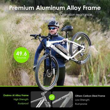 Oraimo Electric Bike with 350W BAFANG Motor for Adults
