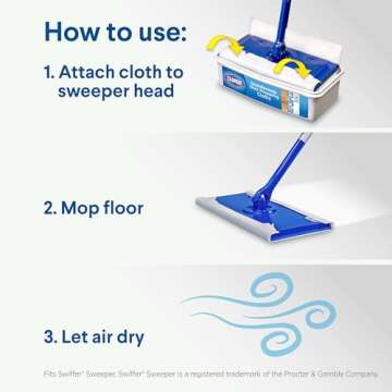 Clorox Disinfecting Wet Mop Pad 48 Count for All Surfaces
