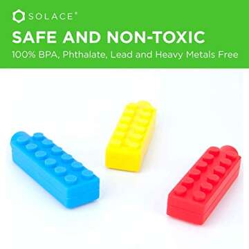 SOLACE Chewelry Chewable Pencil Toppers - Sensory Fun