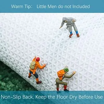 ZebraSmile Long Water Absorbent Bathroom Rugs