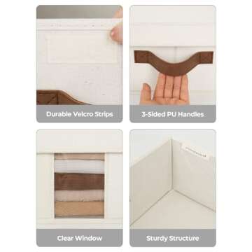 StorageWorks Large Under Bed Storage Bins for Easy Organization