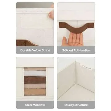 StorageWorks Large Under Bed Storage Bins for Easy Organization