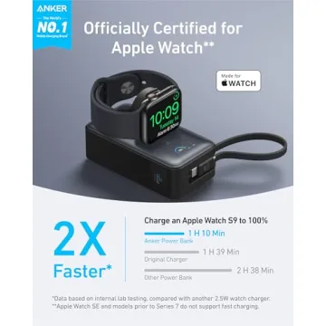 Anker MagGo Power Bank for Apple Watch - 10,000mAh