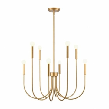 Elk Home Ulla 8-Light Gold Chandelier - Elegant and Modern
