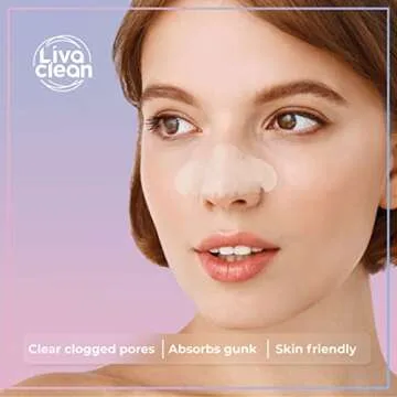 LivaClean 48 CT Hydrocolloid Nose Strips & Pimple Patches