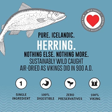 Icelandic Herring Whole Fish Treat for Dogs 3oz