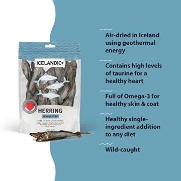 Icelandic Herring Whole Fish Treat for Dogs 3oz