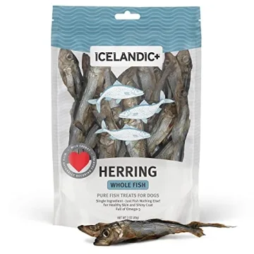Icelandic Herring Whole Fish Treat for Dogs 3oz