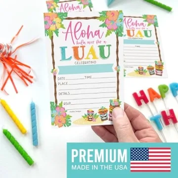 15 Hawaiian Luau Birthday Invitations for Girls Fun