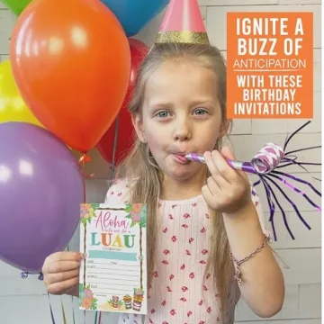 15 Hawaiian Luau Birthday Invitations for Girls Fun