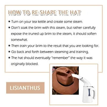Lisianthus Classic Fedora Hat - Stylish Wide Brim for Women