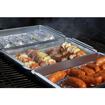 Yukon Glory™ BBQ 'N SERVE Grill Basket Set