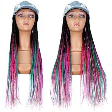 Stylish Newshair Box Braided Wig Hat for Everyday Wear