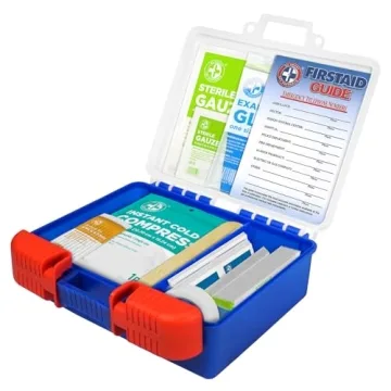 Be Smart Get Prepared 110 pc First Aid Kit for Safety & Emergency