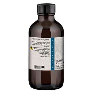Wise Woman Herbals – Eleuthero Solid Root Extract (Siberian Ginseng) - 4 oz - Adrenal Health Daily...