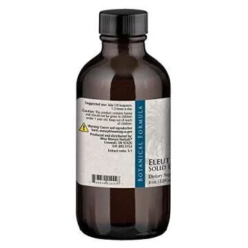 Wise Woman Herbals – Eleuthero Solid Root Extract (Siberian Ginseng) - 4 oz - Adrenal Health Daily...