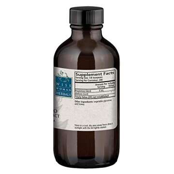 Wise Woman Herbals – Eleuthero Solid Root Extract (Siberian Ginseng) - 4 oz - Adrenal Health Daily Support Promotes Mental Endurance and Healthy Energy Levels - Balanced Mood and Stamina