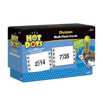 Hot Dots Math Flashcards for Division Mastery