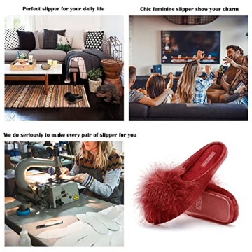 Cozy Velvet Memory Foam Slippers for ladies