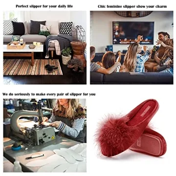 Cozy Velvet Memory Foam Slippers for ladies