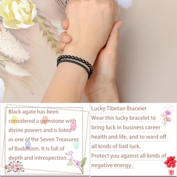 LPBeads Black Onyx Bracelet for Protection and Healing