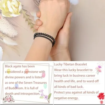 LPBeads Black Onyx Bracelet for Protection and Healing