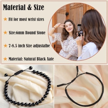 LPBeads Black Onyx Bracelet for Protection and Healing