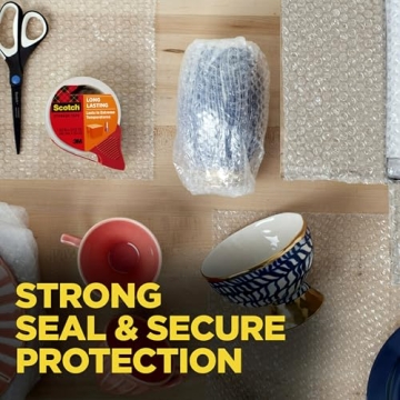 Scotch Long Lasting Storage Packing Tape - 6 Rolls for Secure Packing