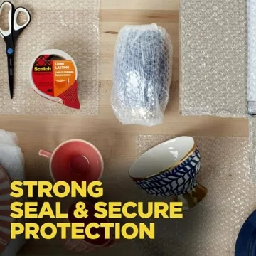 Scotch Long Lasting Storage Packing Tape - 6 Rolls for Secure Packing