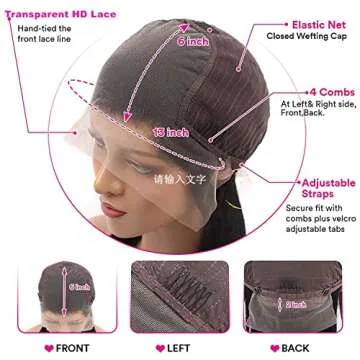 Aorbige Ombre Lace Frontal Wig for Effortless Glamour