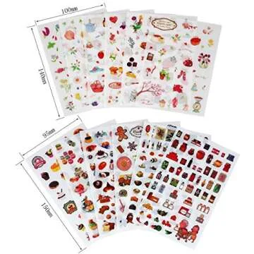 Planner Stickers Value Pack (Assorted 1877 PCS, 44 Sheets) - Decorative Sticker Collection for Scrapbooking, Calendars, Arts, Kids DIY Crafts, Album, Bullet Journals by Knaid