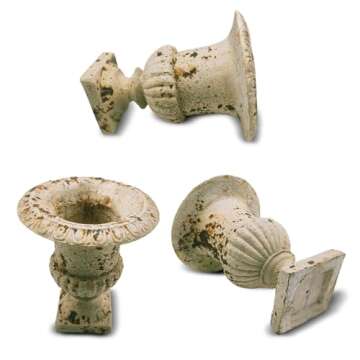 Shlinnuo 9 inch Retro Flower Pots Outdoor Planters Indoor Decor - Vintage Pots Tree Planter for Outdoors Patio,Garden,Indoor Vase for Office Livingroom Shelf Decor