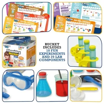 Kids First Chemistry Set with 10 Fun Experiments