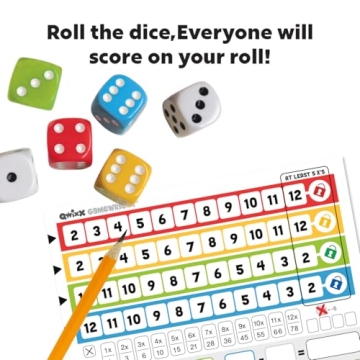 Qwixx Dice Rolling Game - Fun for All Ages and Skill Levels