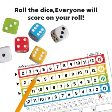 Qwixx Dice Rolling Game - Fun for All Ages and Skill Levels