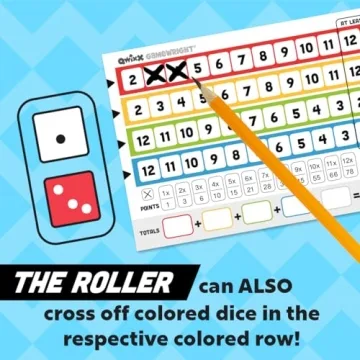 Qwixx Dice Rolling Game - Fun for All Ages and Skill Levels
