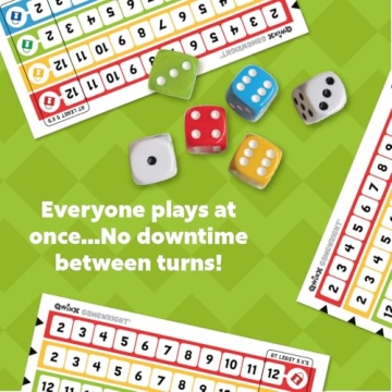 Qwixx Dice Rolling Game - Fun for All Ages and Skill Levels