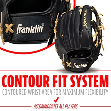 Franklin Sports Proflex Baseball Softball Glove Ready to Play