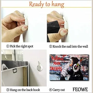 Banksy Monkey Canvas Art for Inspirational Home Decor