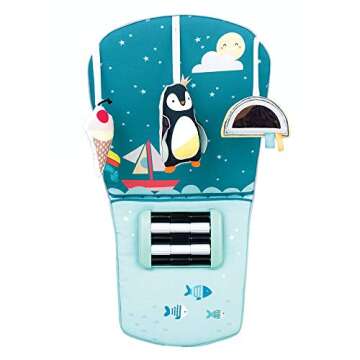 Infant Car Toy Activity Center with Rattle & Mirror