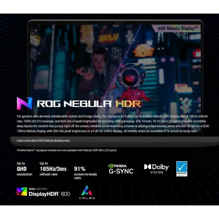 ASUS ROG Zephyrus G14 Gaming Laptop with RTX 4050