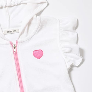 Stylish Girls Terry Swimwear Cover-up with Hood